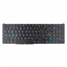 Клавиатура для Acer AN515-43 AN515-54 AN515-55 AN517-51 PH315-52 PH315-53 RU (Black/White/Blue, RGB, Original)