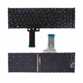 Клавиатура для Acer Spin SP515-51N SP515-51GN, RU/UA, (Black, Backlit, Аналог)