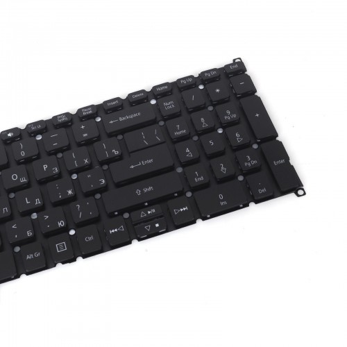 Клавиатура для ноутбука Acer Spin SP515-51N SP515-51GN, RU/UA, (Black, Backlit, Аналог)