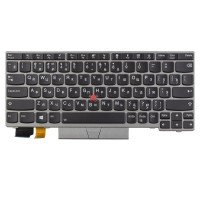 Клавіатура для Lenovo ThinkPad T570 T580 P51s P52s, RU, Black, Backlit, Trackpoint