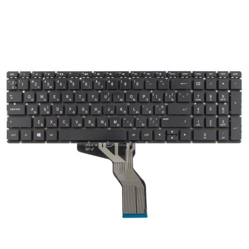 Клавіатура для ноутбука HP 250 255 G6 15-BS 15-BW 15-CC 15-CD 15-CB, RU/UA, Black