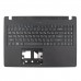 Верхняя крышка для ноутбука Acer TravelMate P2 TMP215-53 TMP215-53G, RU/UA, (Black, топкейс+клавиатура, 6B.VPRN7.064, Original)