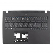 Верхня кришка для Acer TravelMate TMP215-53 TMP215-53G, RU/UA, (Black, топкейс+клавіатура, Original)