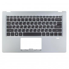 Верхня кришка для Acer Swift 1 SF114-34, RU/UA, (Silver, топкейс+клавіатура, Backlit, 6B.A77N8.009, Original)