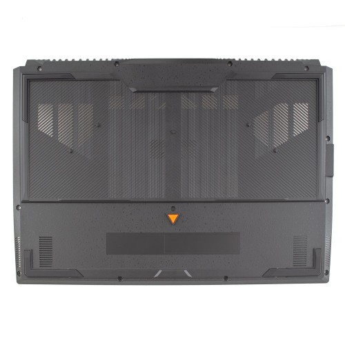 Нижняя крышка для ноутбука Asus TUF Gaming F15 FA507NV FA507NU FA507XQ FX507Z, (Black/Orange, поддон, 90NR0CJ7-R7DP20, 3CNJKBA0030)
