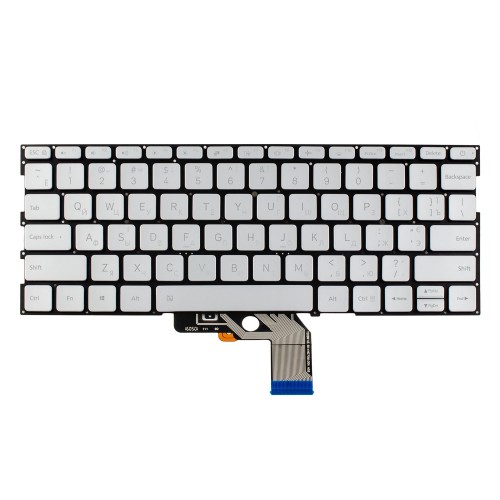 Клавиатура для ноутбука Xiaomi Air 13.3", RU/UA, (Silver, Backlit)