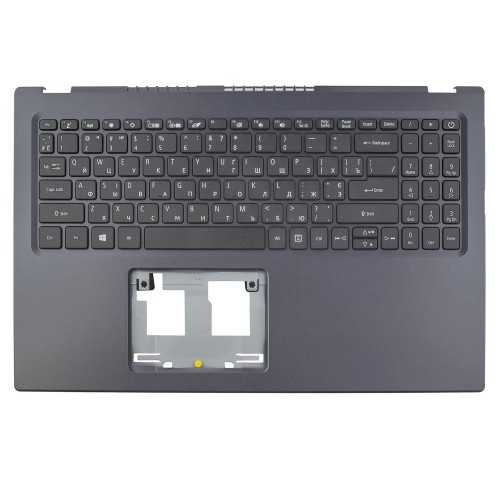 Верхняя крышка для ноутбука Acer Extensa 15 EX215-32 EX215-54, RU/UA, (Black, топкейс+клавиатура, 6B.EGHN2.009, Original)