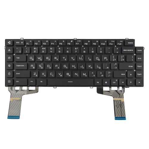 Клавиатура для ноутбука Xiaomi Mi Gaming 15.6 XMG1902 171502, RU/UA, (Black, 7pin Backlit, AETMAU00110, Original)