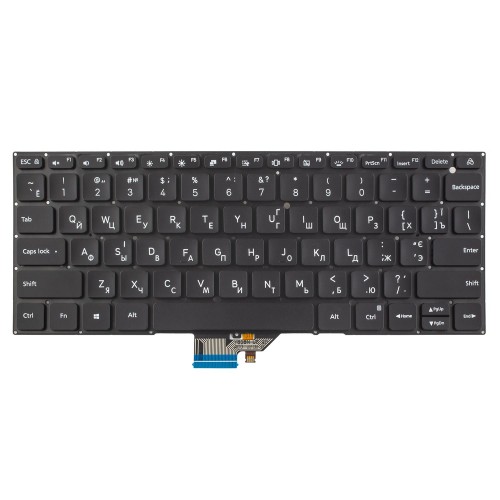 Клавиатура для ноутбука Xiaomi RedmiBook Pro 14 XMA2006, UA, (Black, 4pin Backlit, 9Z.NH2SN.301, Original)