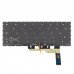 Клавиатура для ноутбука MSI A10M A11M A11S A11M MS-1551 MS-1552 MS-14C1, RU/UA, (Black, 6pin White Backlit, Original)
