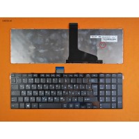 Клавіатура для Toshiba Satellite C50-A C55-A, RU, (чорна с глянцевой рамкою, Original)