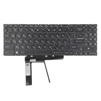 Клавиатура для MSI Katana GF66 GF76 11SC 11UE, MS-1581 MS-1582, RU/UA, (Black, 6pin White Backlit, Original)