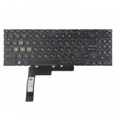 Клавиатура для MSI Cyborg 15 A12V A12U Raider GE78, UA, (Black, 40pin RGB Backlit, Original)