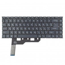 Клавиатура для MSI Prestige 15 A10SC MS-16S3, RU/UA, Black, 6pin White Backlit, Original