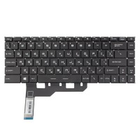 Клавиатура для MSI GP66 GE66 GS66 10UH 11UH 11UG 11UE, RU/UA, (Black, 40pin RGB Backlit, Original)