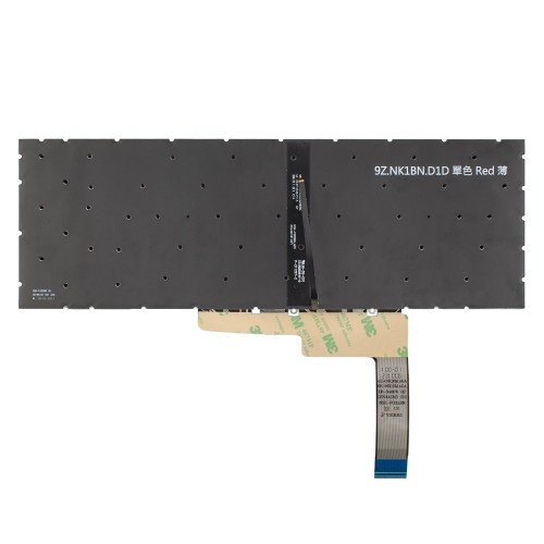 Клавіатура для ноутбука MSI Pulse GL66 GL76, UA, (Black/Red, 6pin Red Backlit, Original)