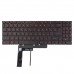 Клавіатура для ноутбука MSI Pulse GL66 GL76, UA, (Black/Red, 6pin Red Backlit, Original)