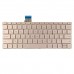Клавиатура для ноутбука Xiaomi Air 12.5", RU/UA, (Gold, Backlit)