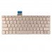 Клавіатура для ноутбука Xiaomi Air 12.5", RU/UA, (Gold, Backlit)