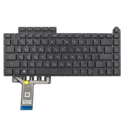 Клавіатура для ноутбука Asus ROG Strix G614J G634J series, RU/UA, (Black, 20pin RGB Backlit, Original)