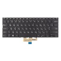 Клавиатура для Asus ZenBook 14 UX433FA UX433FAC UX433FN UX433FQ, RU/UA, (Black, 4pin Backlit, Original)