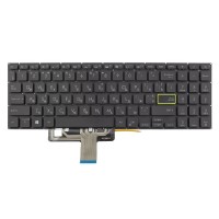 Клавиатура для Asus S533F S533J S533E X521F X521J X521E series, RU/UA, Black, Backlit