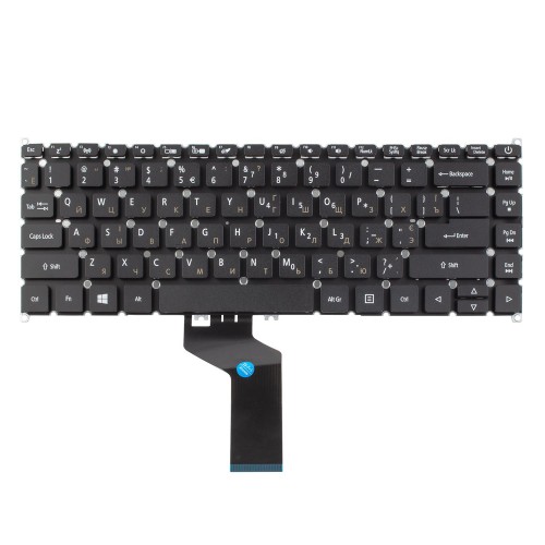 Клавиатура для ноутбука Acer TravelMate TMB114-21 TMP214-41 TMP214-51G TMP214-52G TMP214-53, RU/UA, Black