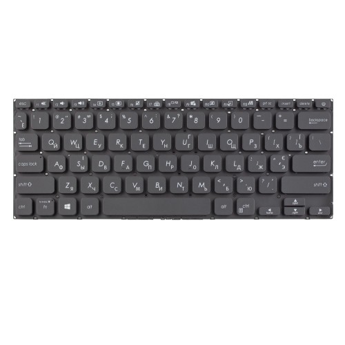 Клавіатура для ноутбука Asus A409 F409 R409 X409 S409 series, RU/UA, Black, Backlit