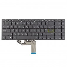 Клавіатура для Asus F513 K513 S513 M513 S513 X513 series, RU/UA, (Black, Backlit)