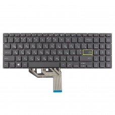 Клавиатура для Asus F513 K513 S513 M513 S513 X513, RU/UA, (Black, Backlit)