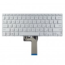 Клавиатура для Asus A412 F412 S412 X412 series, RU/UA, Silver, Backlit Клавиатура для Asus A412 F412 S412 X412 series, RU/UA, Silver, Backlit