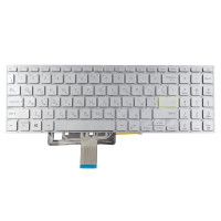 Клавиатура для Asus S533F S533J S533E X521F X521J X521E series, RU/UA, Silver, Backlit