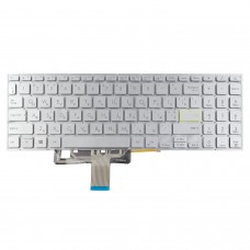 Клавиатура для Asus S533F S533J S533E X521F X521J X521E series, RU/UA, Silver, Backlit