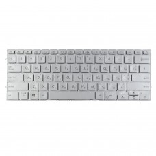 Клавиатура для Asus ZenBook 14 UX431 UX431FL UX431FA UX431FN UX431DA, RU/UA, Silver, Backlit