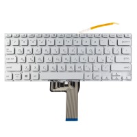 Клавиатура для Asus A415 F415 R415 S415 X415 series, RU/UA, Silver, Backlit Клавиатура для Asus A415 F415 R415 S415 X415 series, RU/UA, Silver, Backlit