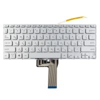 Клавиатура для Asus A415 F415 R415 S415 X415 series, RU/UA, Silver, Backlit Клавиатура для Asus A415 F415 R415 S415 X415 series, RU/UA, Silver, Backlit