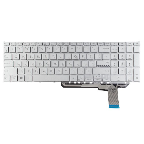 Клавиатура для ноутбука Asus M1702 S1702 M1703 S1703 X1702ZA X1703ZA series, RU/UA, Silver