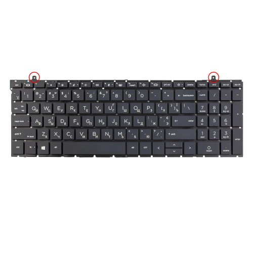 Клавиатура для ноутбука HP EliteBook 860 865 G9 G10, Zbook Firefly 16 G9 G10, RU/UA, Black, Backlit, Original
