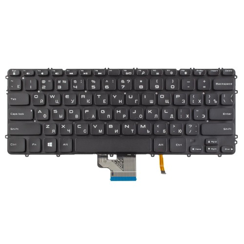 Клавиатура для ноутбука Dell Precision M3800 XPS 15 9530 Series, RU, Black, Backlit