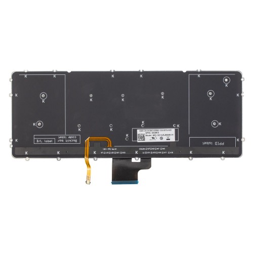 Клавиатура для ноутбука Dell Precision M3800 XPS 15 9530 Series, RU, Black, Backlit