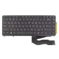 Клавіатура для HP EliteBook 740 745 750 755 840 850 G1 G2, RU/UA, (Black, Backlit, Аналог)