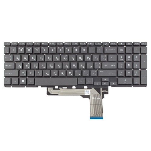 Клавиатура для ноутбука HP Victus 16-D 16T-D 16-E 16-S 16-R TPN-Q263 TPN-Q264, RU/UA, Black, Backlit