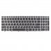 Клавиатура для ноутбука HP Elitebook 850 G5 G6 755 G5, ZBook 15u G5 G6, RU/UA, Black/Silver, Backlit, Trackpoint, Аналог