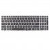 Клавіатура для ноутбука HP Elitebook 850 G5 G6 755 G5, ZBook 15u G5 G6, RU/UA, Black/Silver, Backlit, Trackpoint, Аналог