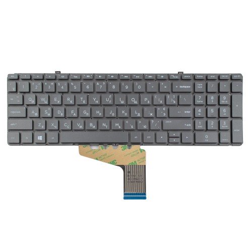 Клавіатура для ноутбука HP Spectre X360 15-CH 15-CH000 15t-CH000, UA, Grey, 4pin Backlit