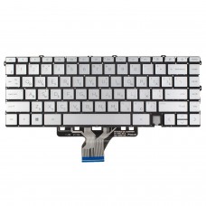 Клавиатура для HP Envy X360 13-BA 13T-BA 13-BD 13-AY, RU/UA, Silver, 4pin Backlit