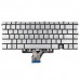 Клавиатура для ноутбука HP Envy X360 13-BA 13T-BA 13-BD 13-AY, RU/UA, Silver, 4pin Backlit