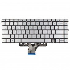 Клавіатура для HP Envy X360 13-BA 13T-BA 13-BD 13-AY, RU/UA, Silver, 4pin Backlit