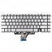 Клавіатура для ноутбука HP Envy X360 13-BA 13T-BA 13-BD 13-AY, RU/UA, Silver, 4pin Backlit