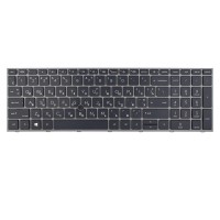 Клавіатура для HP Zbook Fury 17 G7 G8, RU/UA, (Black/Gray, Backlit, Trackpoint, Original)